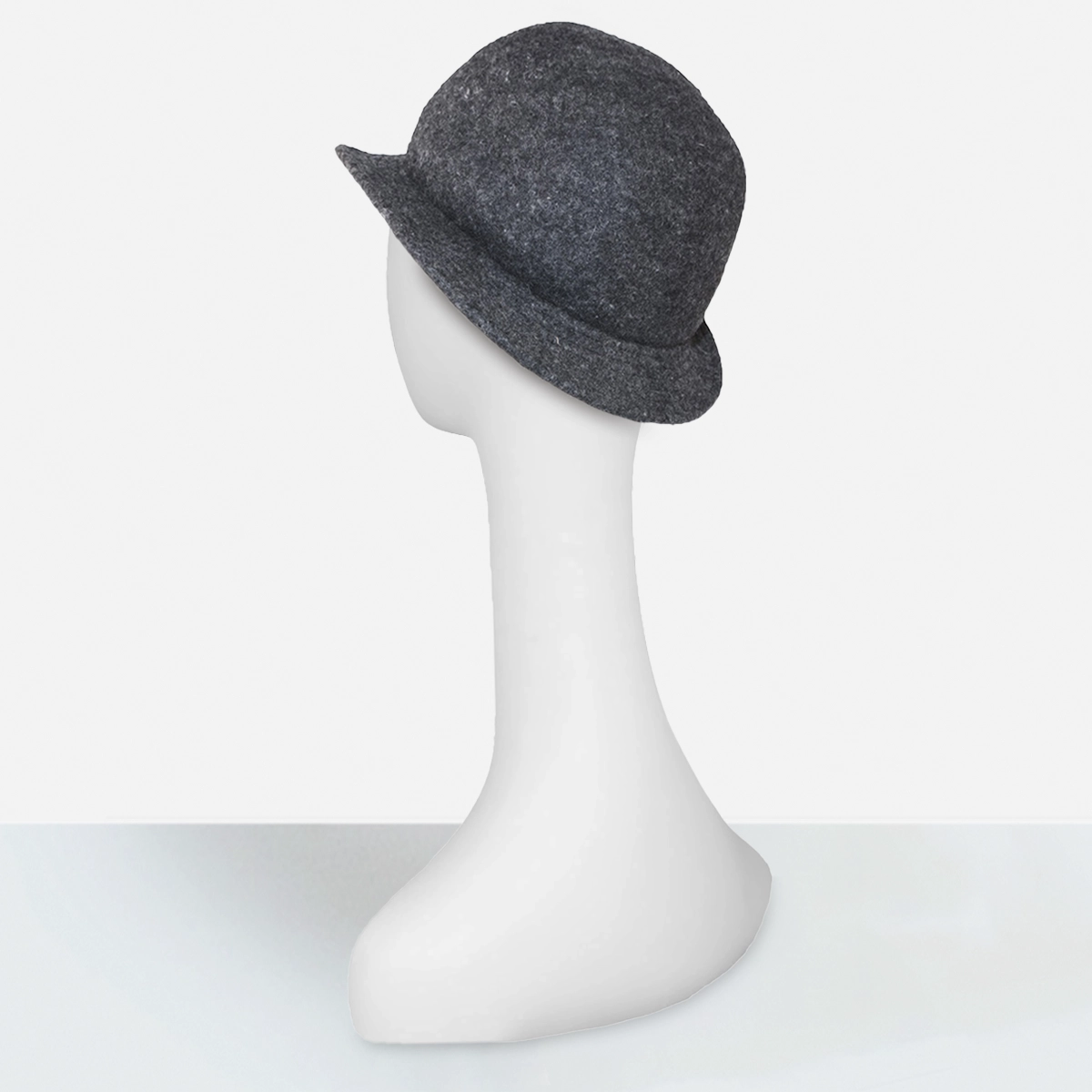 VIntage gray flannel hat