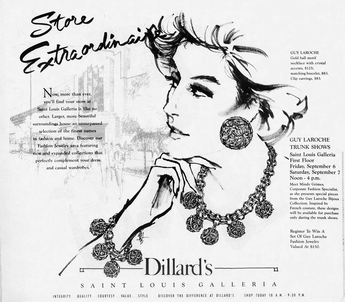 Guy Laroche jewelry ad