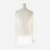 Armani white silk blouse, Armani Collezioni label size 10 Armani white silk blouse, Armani Collezioni label size 10