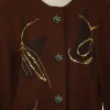 Fabrikant studded jacket black buttons
