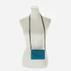 Blue Benjamin Walk crossbody bag shown on dress form to show scale.