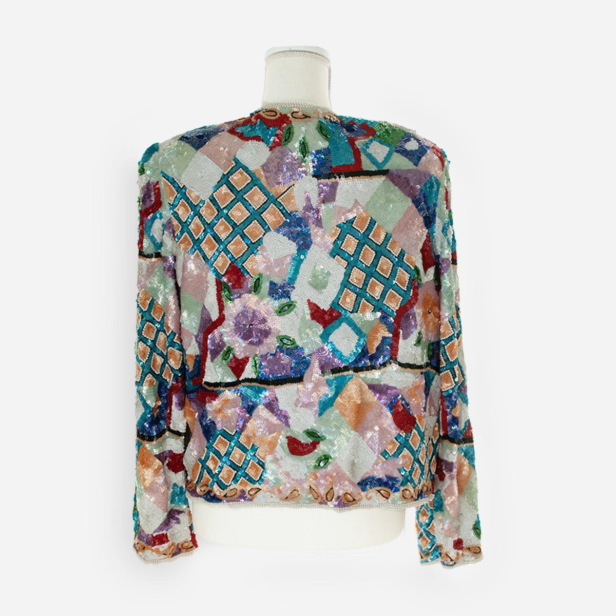 vintage short beaded jacket