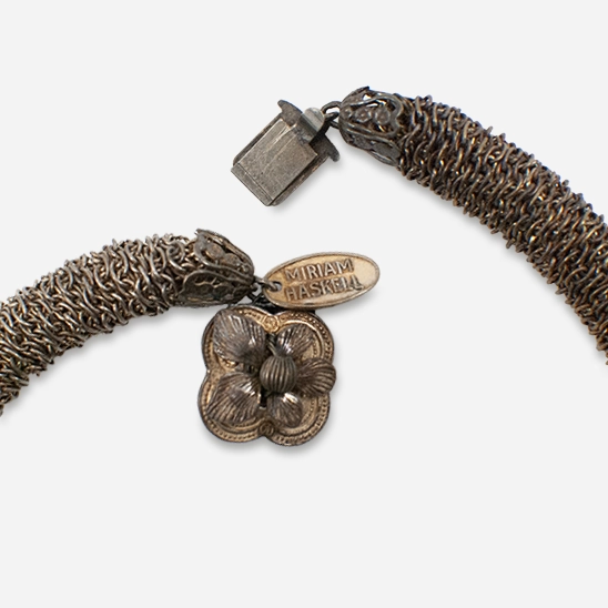 Miriam Haskell jewelry hallmark