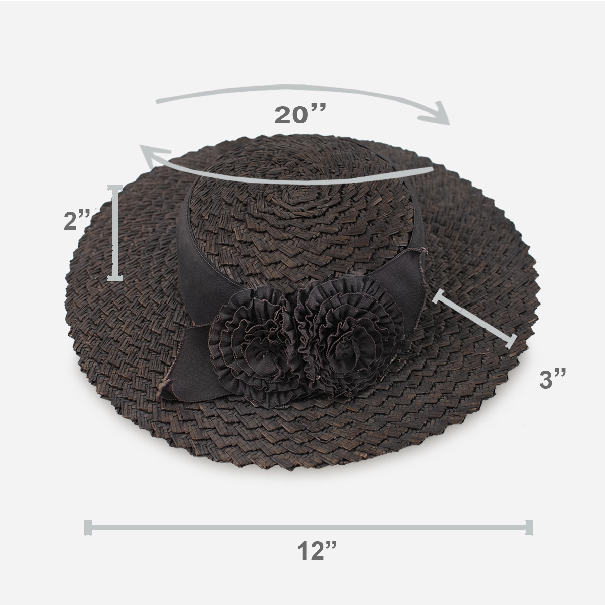 1930s plaited straw hat size