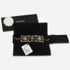 vintage Chanel crystal bracelet Vintage Chanel bracelet displayed with original box and felt pouch.