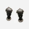 Selini Selro blackamoor clip earrings Selini Selro blackamoor clip earrings