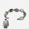 Signed Sterling silver taxco bracelet Back view of signed Taxco sterling silver bracelet