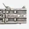 Simmons bracelet hallmark Pat applied for sterling Simmons sterling bracelet hallmark with “Pat Applied For” stamp.