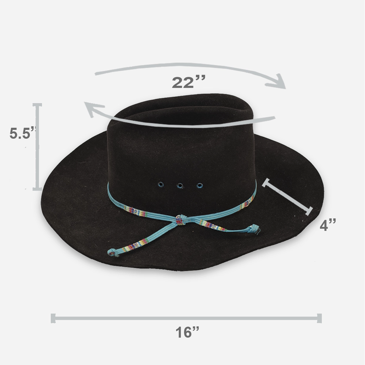 Stetson hat size with measurements