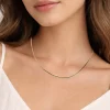 Vintage Trifari gold chain on model