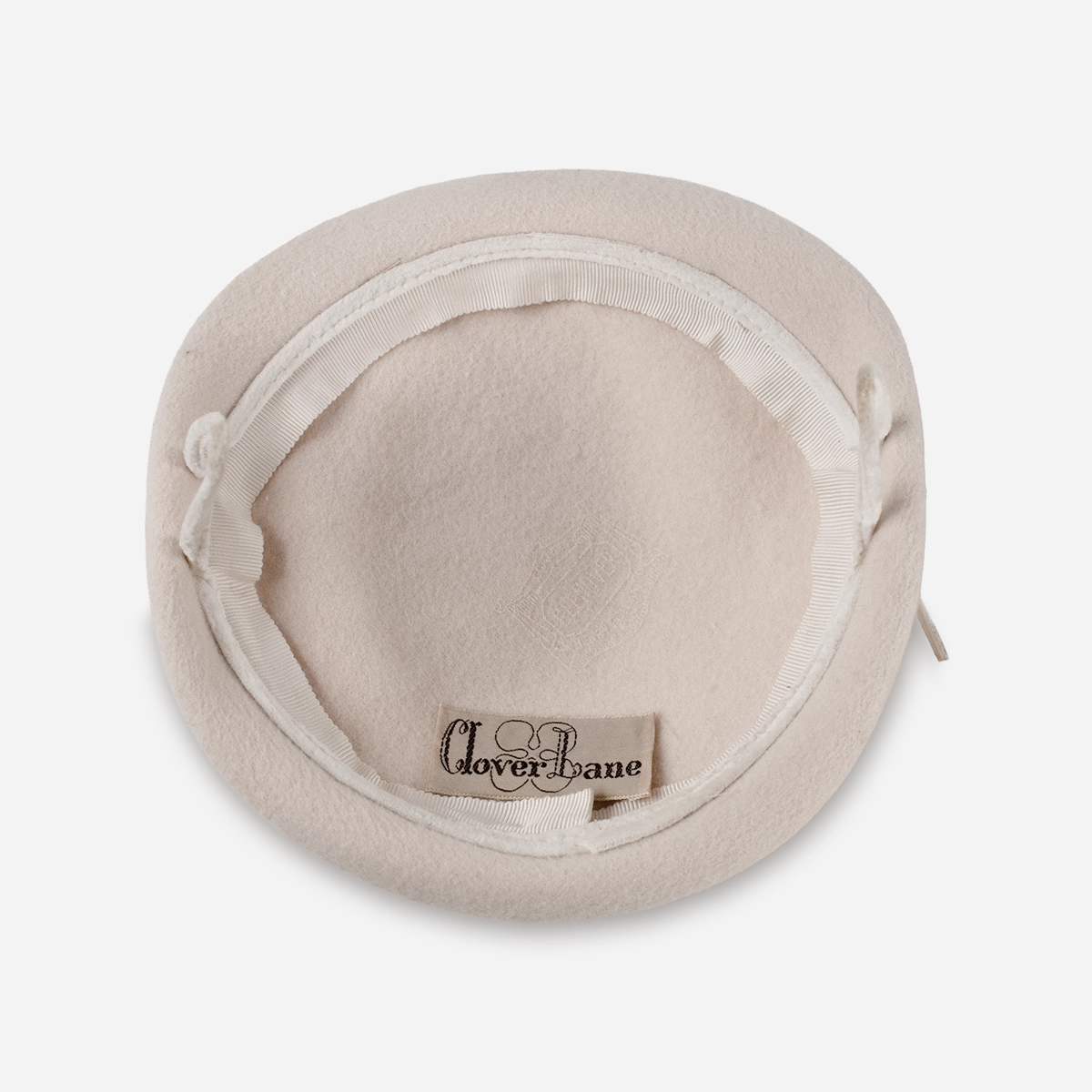 vintage 1950s clover lane hat label