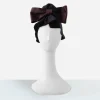 950s Archie Eason cloche hat on mannequin, mid-century close fit