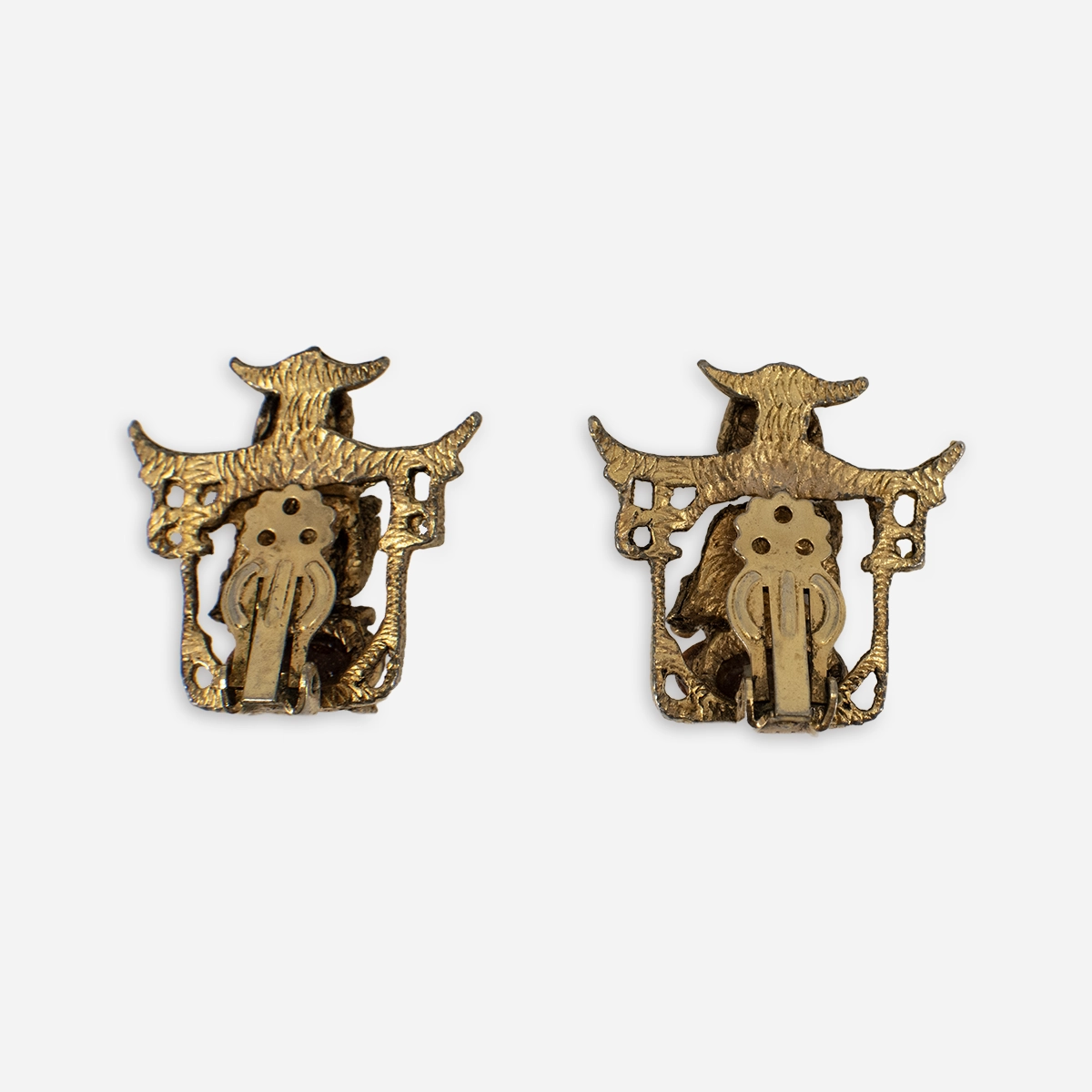 1950s asian style earring backs