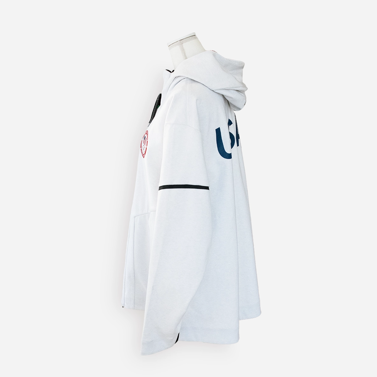 Nike Team USA 2018 Winter Olympics Tech Pack jacket side view.
