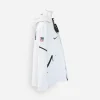 2018 USA Olympics white jacket Flag emblem Nike Team USA 2018 Winter Olympic Windrunner jacket side view with flag emblem