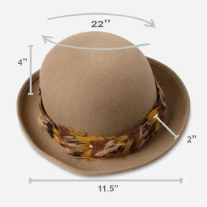 Bowler - Derby Hat sizing with measurements