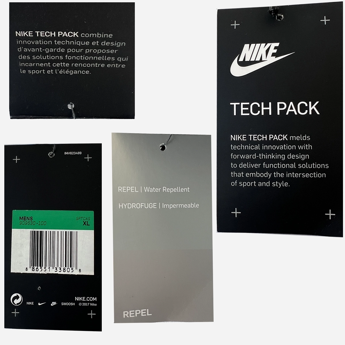 NIke 2018 Winter Olympic Windrunner jacket front view NOS with tags