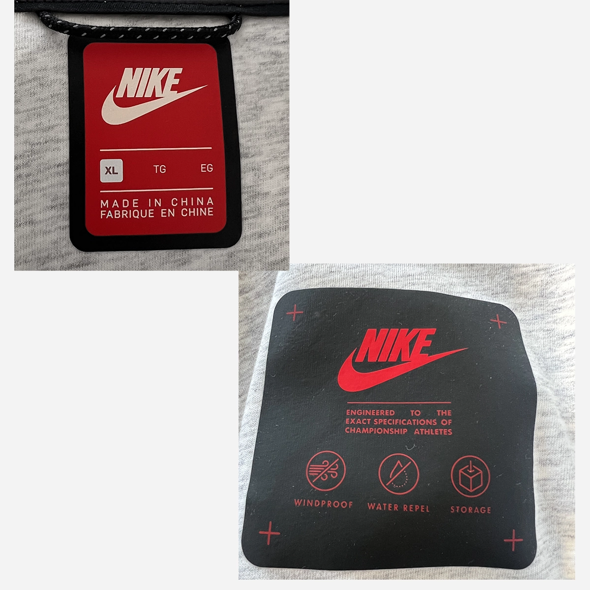 Nike Repel windproof water-resistant tag 2018 Olympic jacket.