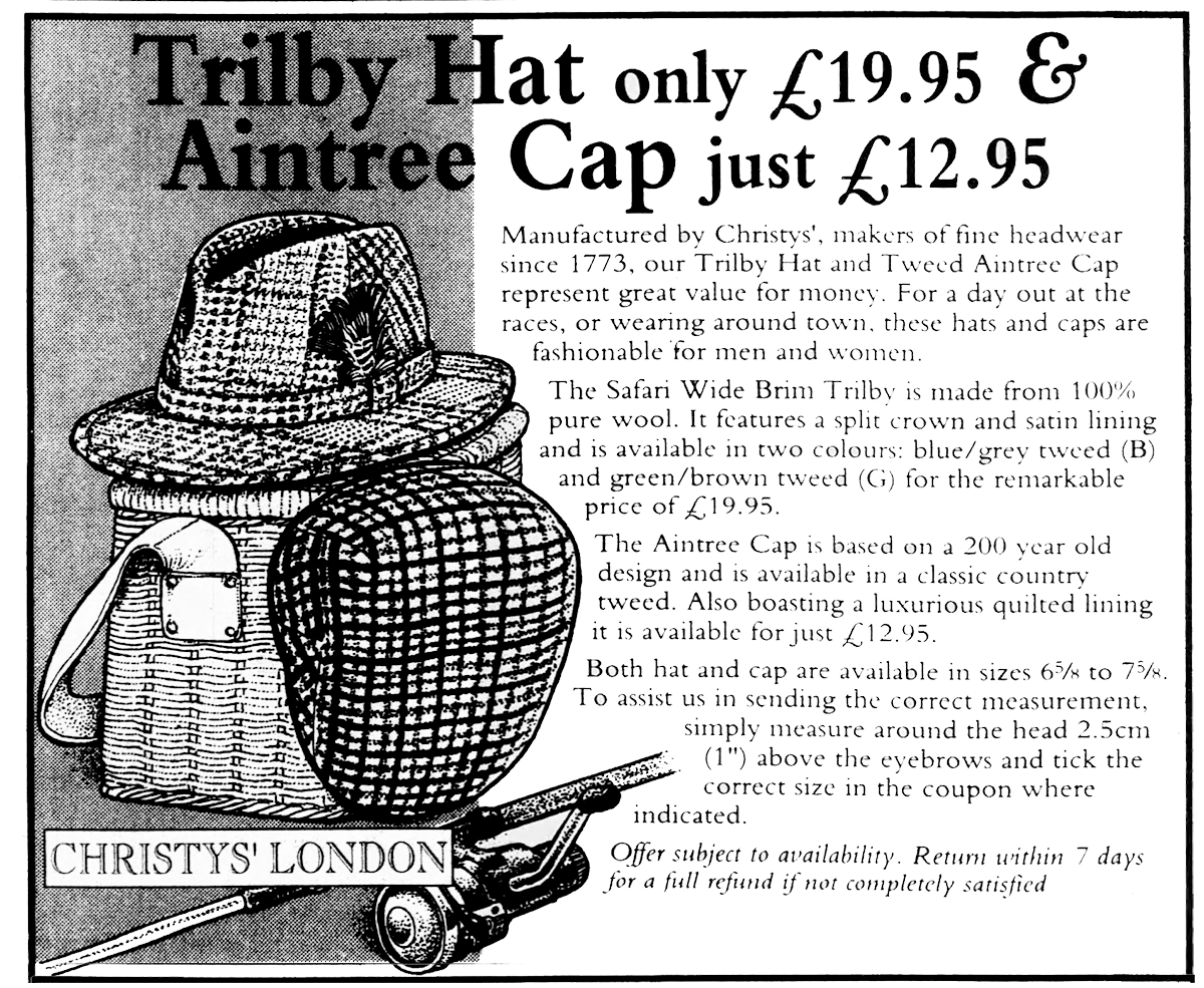 Trilby hat hat 1995