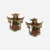 vintage Bodhisattva clip earrings vintage Bodhisattva clip earrings