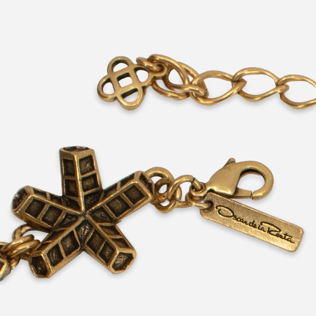 Oscar de la renta logo necklace tag Oscar de la renta logo necklace tag