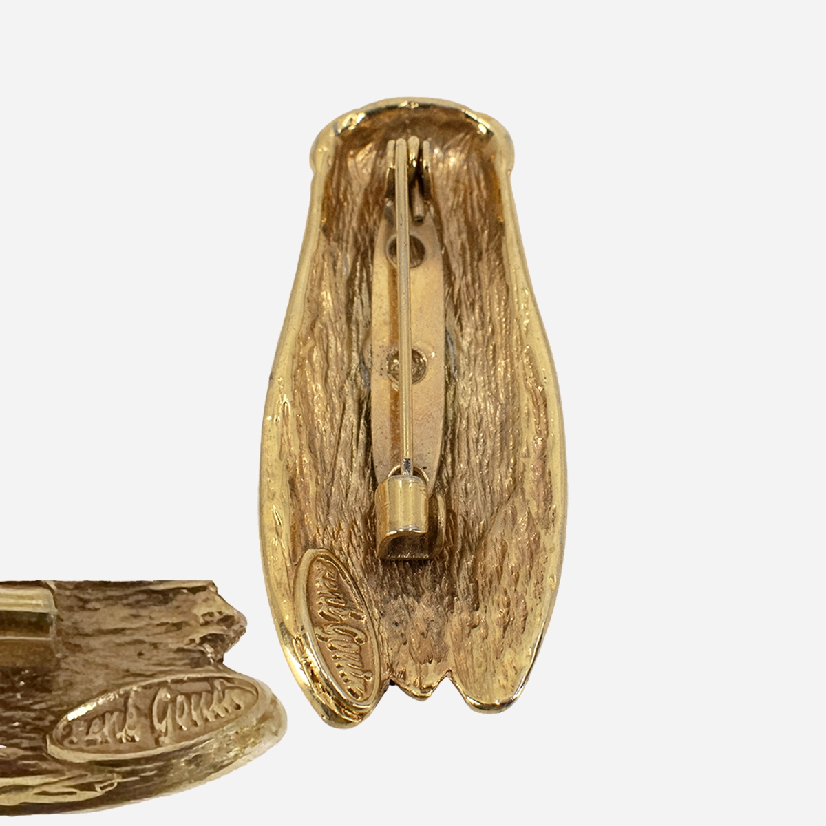 Vintage signed rene Gouin jewelry mark