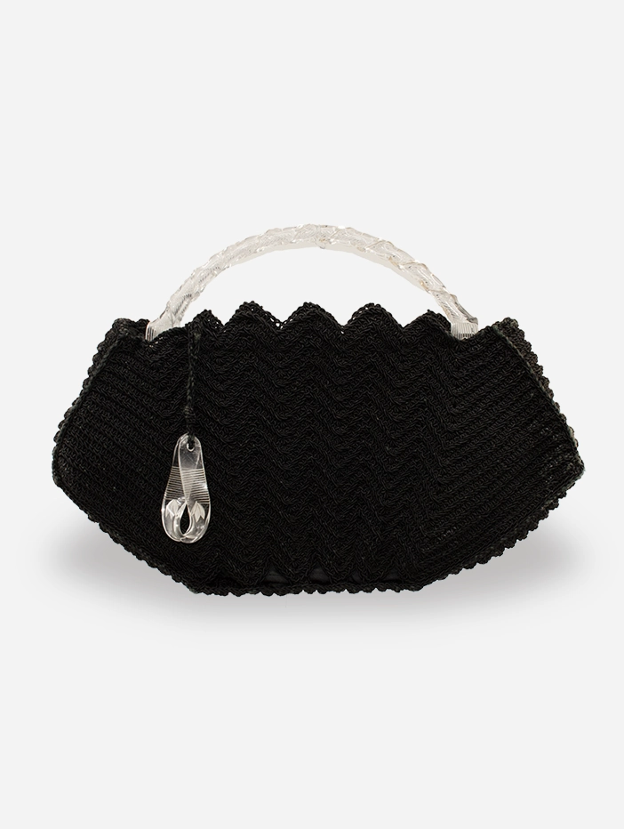 Mother's Day gift guide 1950s black corde bag