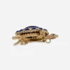 Kenneth Jay Lane Turtle pendant