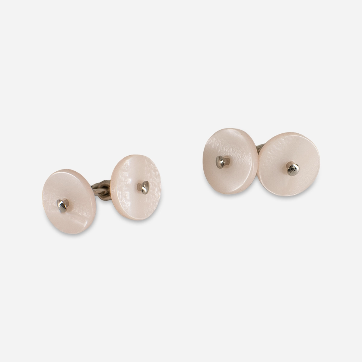 Vintage pink cufflinks