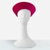 1970s Fuchsia pink breton hat 1970s Fuchsia pink breton hat