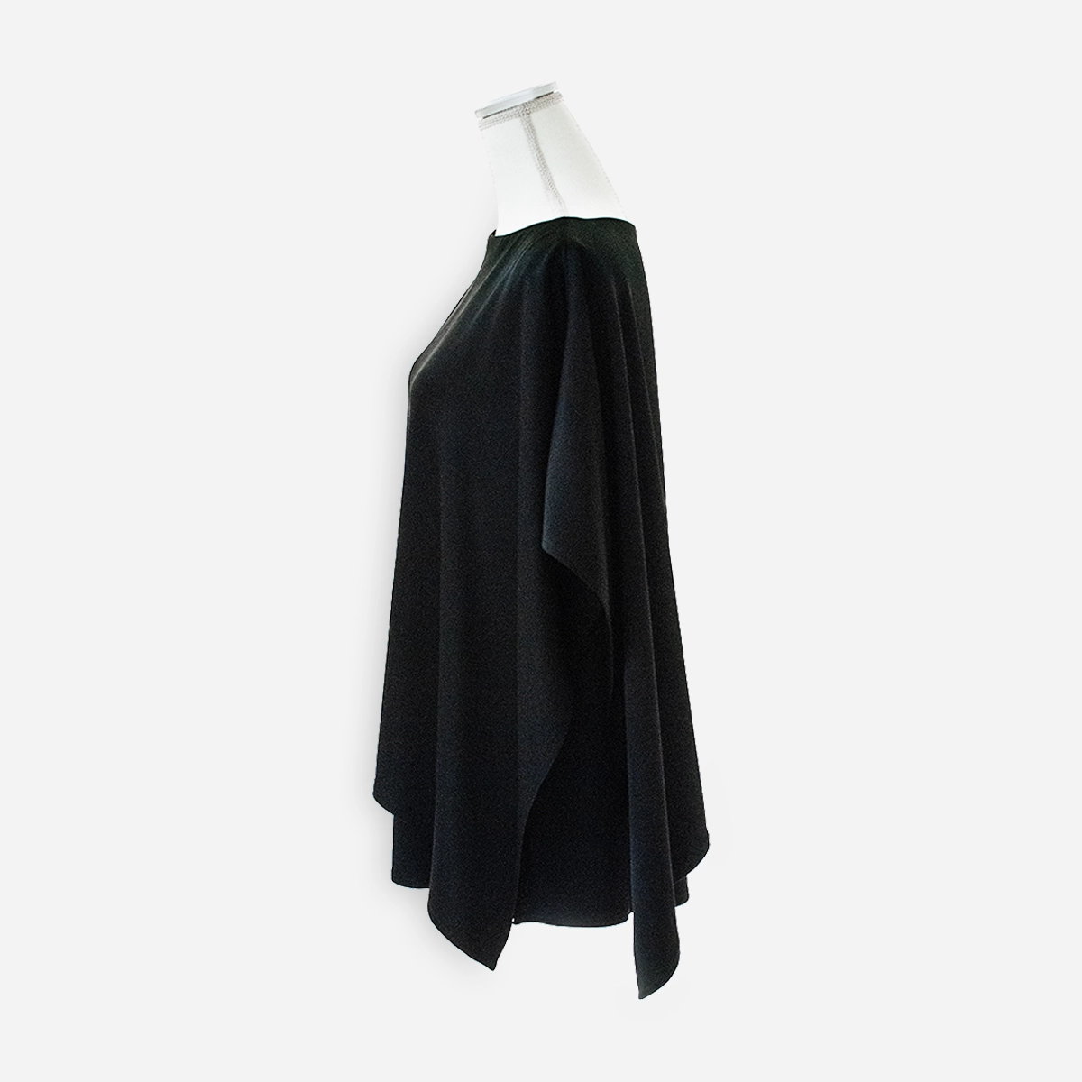 Tom and Linda Platt Black asymmetrical blouse copy