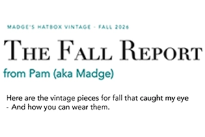 Vintage fall outfits and accessories for women
