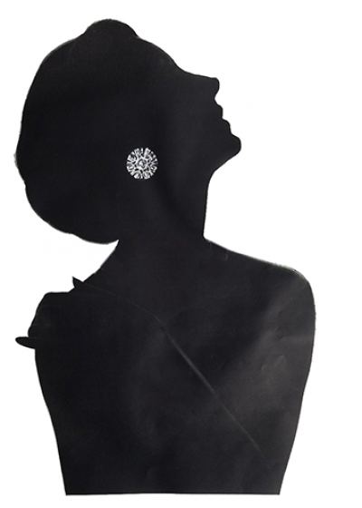 Clip Earring profile vintage ear clips