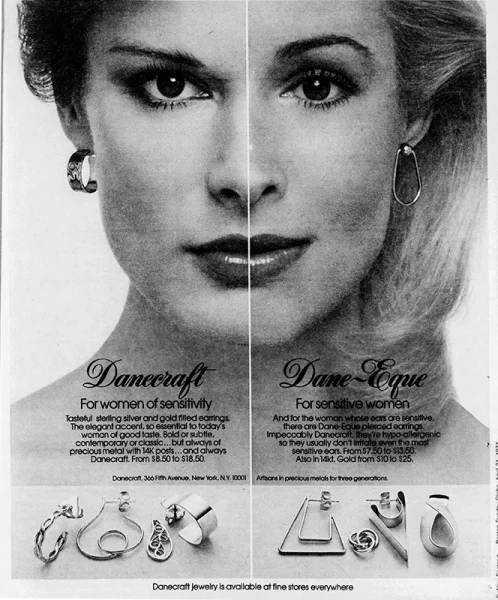 Danecraft jewelry ad 1977