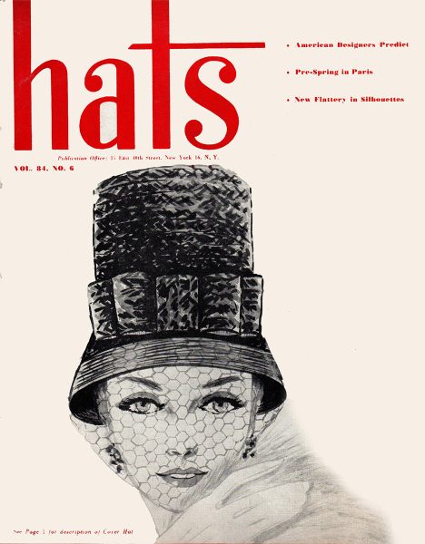 Hat Magazine Tall Bucket 1959 shop bucket hats