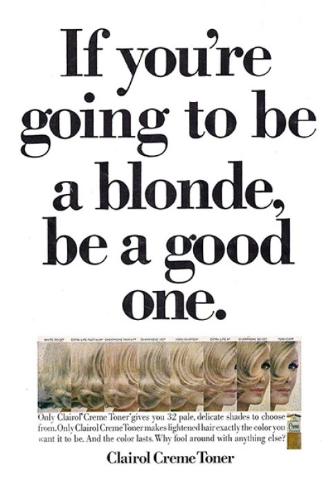 1960s Clariol ad