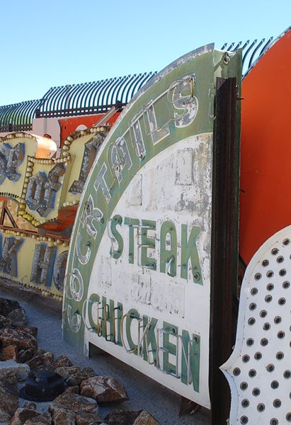 Las Vegas Boneyard oldest sign Las Vegas Boneyard oldest sign