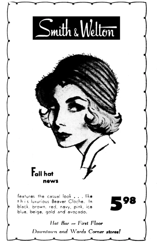 Smith Welton hat ad 1957