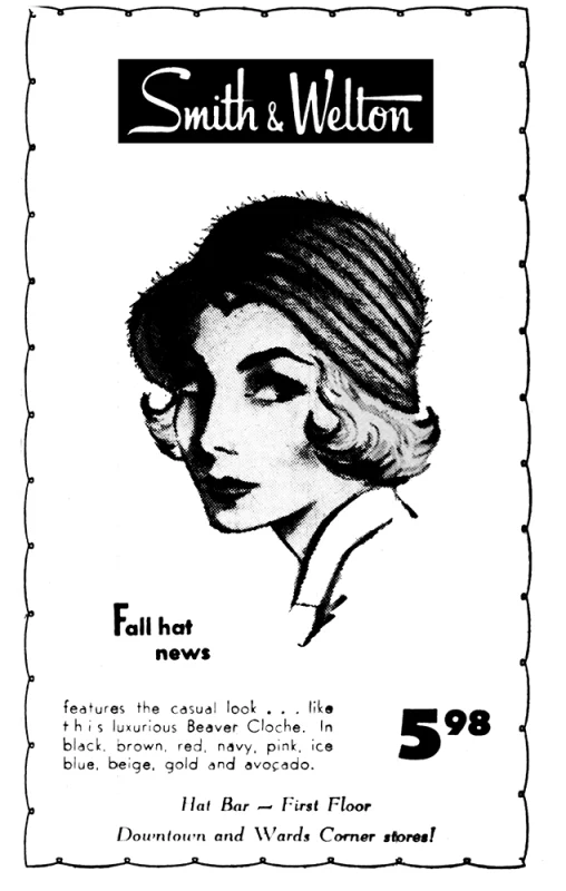 Smith Welton hat ad 1957