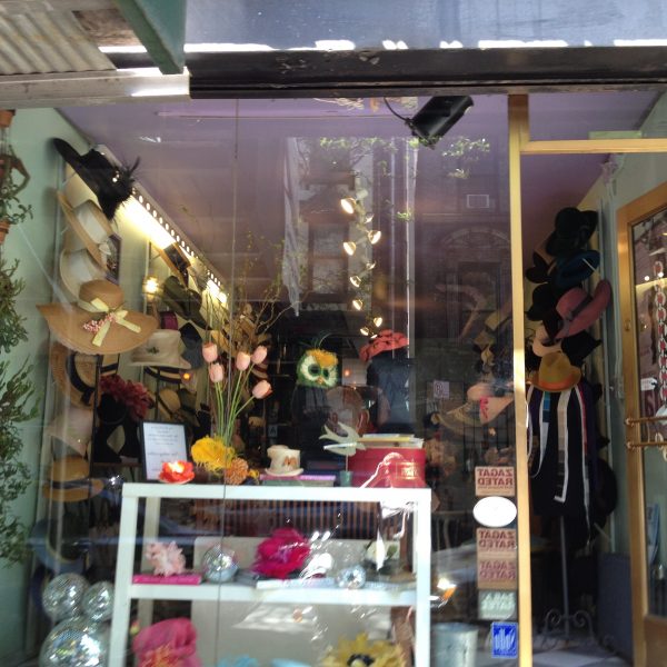 the hat Shop NIYC The Hat Shop, 120 Thompson St., SoHo