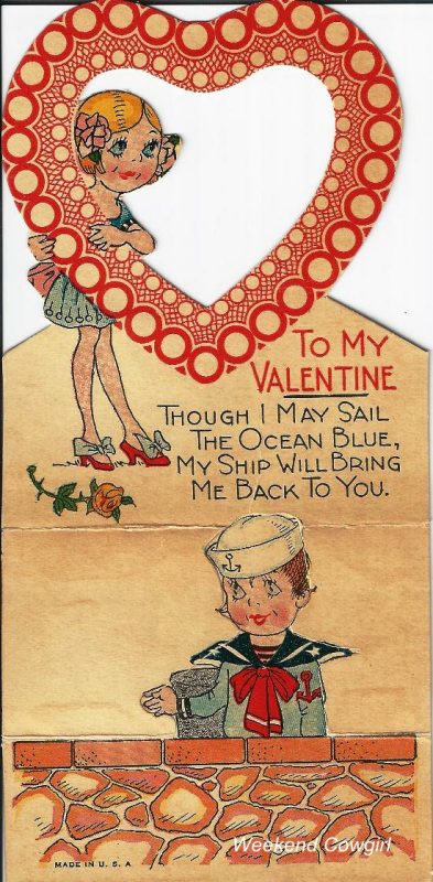 Valentines-Sailor-30s-Card 1920s greeting card