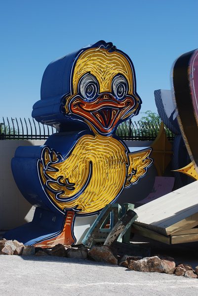 neon Duck vintage sign